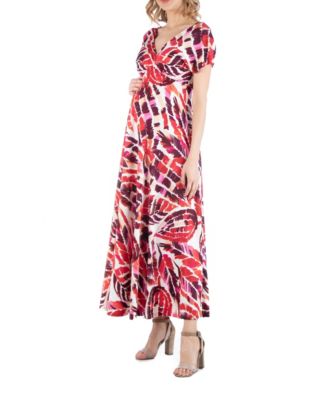 leach botanical print maxi dress