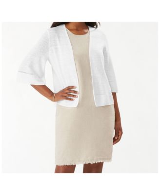 bell sleeve cardigan sweater