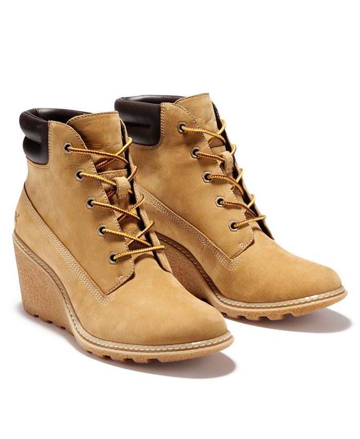 Timberland Women's Amston Wedge Booties & Reviews - Boots - Shoes - Macy's