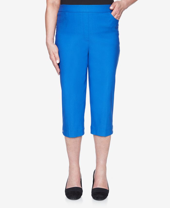 Alfred Dunner Super Stretch Pull On Allure Capri & Reviews - Pants ...