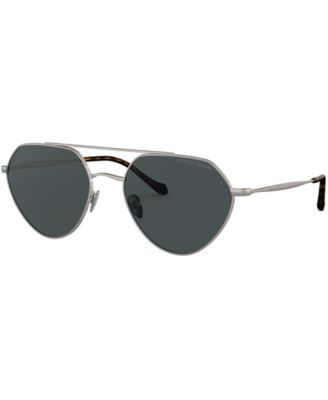 Солнцезащитные очки Giorgio Armani, серебристый 0AR6111