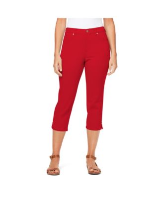 gloria vanderbilt amanda jeans red