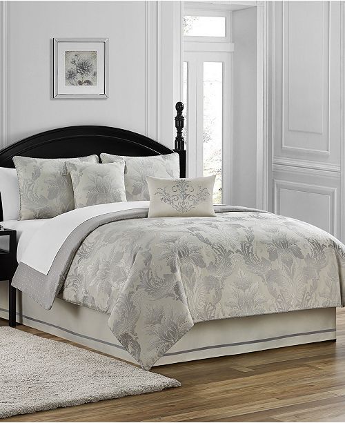 Waterford Fairlane Reversible 4 Piece Comforter Set Queen Reviews Comforters Fashion Bed Bath Macy S