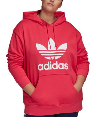 adidas trefoil hoodie women's