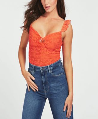 macys guess bodysuit