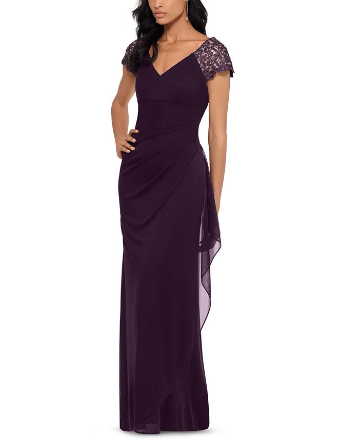 xscape lace gown
