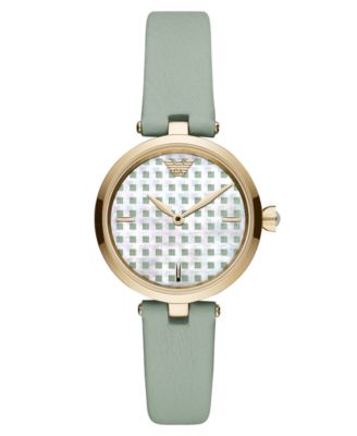 emporio armani green dial watch