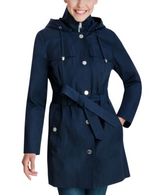 petite raincoat with hood