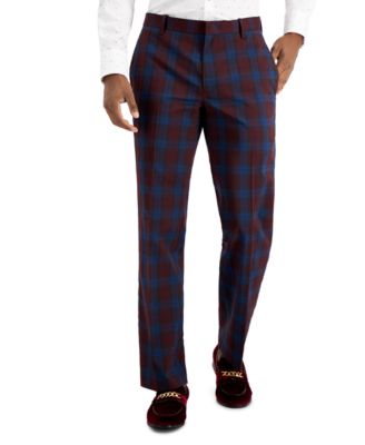 macys mens plaid pants