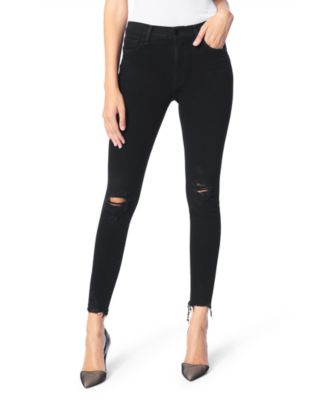macy's black ripped jeans