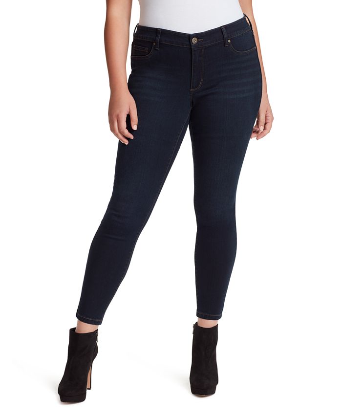 Jessica Simpson Trendy Plus Size Kiss Me Super-Skinny Jeans & Reviews ...
