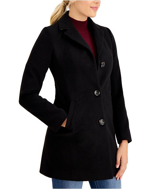 Maralyn Me Juniors Walker Coat Created For Macy S Reviews Coats Women Macy S