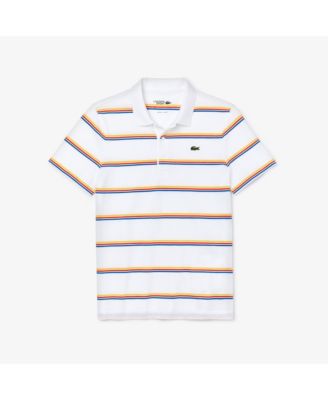 lacoste men's striped polo shirt