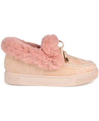 platform rhinestone slides