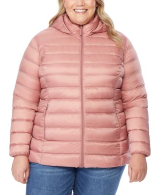 macy's plus size coats