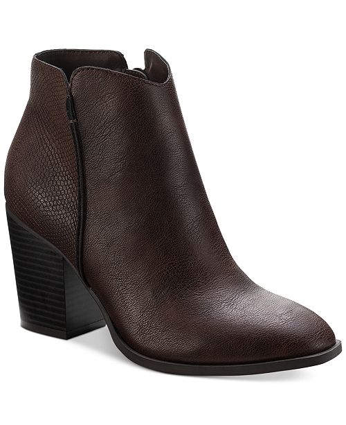 Sun Stone Graceyy Booties Created For Macy S Reviews Boots Shoes Macy S