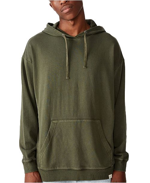Cotton On Pigment Dyed Oversized Pullover Reviews Hoodies Sweatshirts Men Macy S