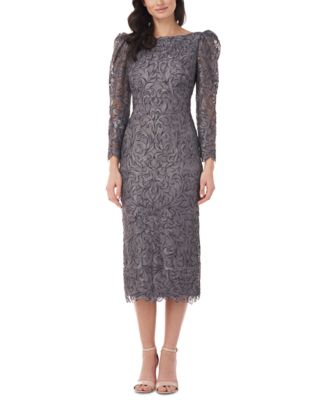 js collections lace sheath dress