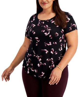 macys alfani plus size tops