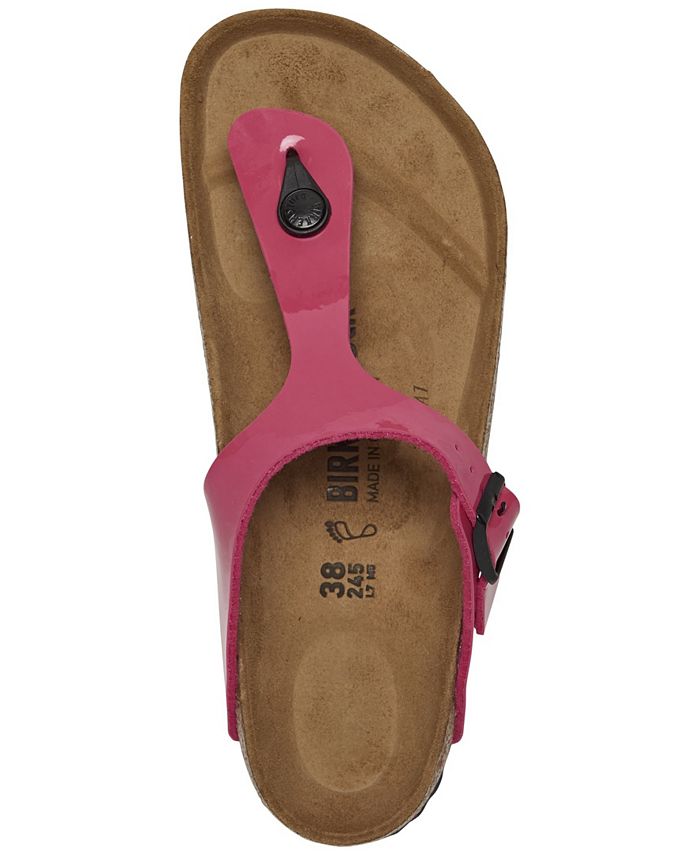 Birkenstock Women's Gizeh Birko-Flor Patent Sandals from Finish Line & Reviews - Finish Line