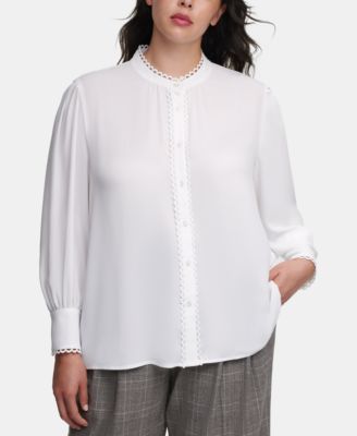 silver blouse macys