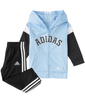 adidas front zip hooded jacket