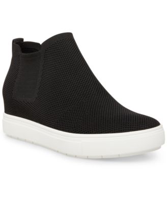 knit high top sneakers