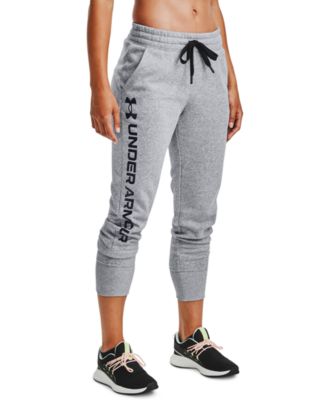 under armour women's fleece joggers