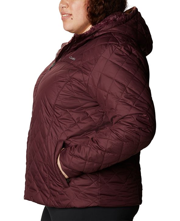 Columbia Plus Size Copper Crest Hooded Quilted Jacket & Reviews