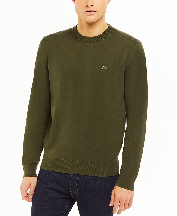 Lacoste Men's Cotton Sweater & Reviews - Sweaters - Men - Macy's