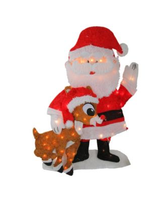 stuffed santa claus for outdoors