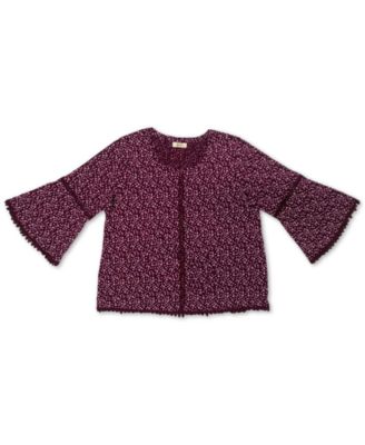 macy's purple blouses