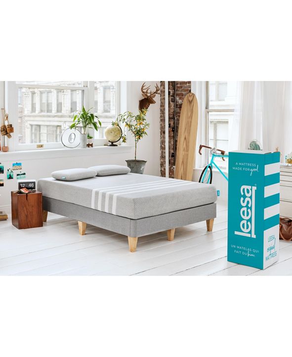 Leesa 10" Foam Mattress Queen, Mattress in a Box & Reviews Mattresses Macy's