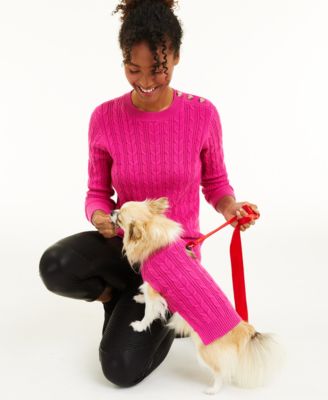 button shoulder sweater women's