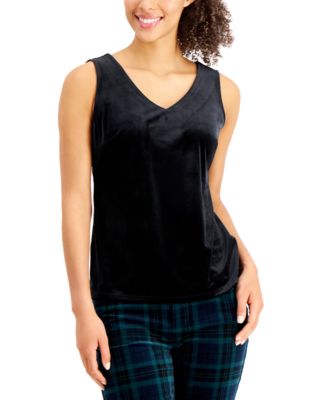 macys petite sleeveless tops