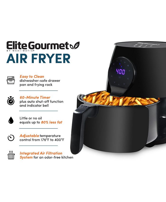 elite gourmet air fryer 5 qt