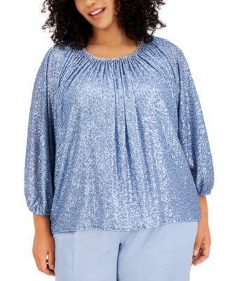 plus size macys tops