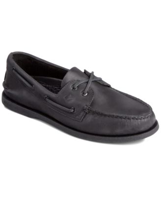 sperry shoes mens black