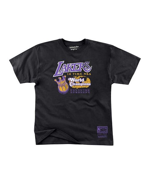 Mitchell Ness Los Angeles Lakers Men S World Champs T Shirt Reviews Sports Fan Shop By Lids Men Macy S