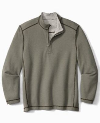 tommy bahama reversible quarter zip