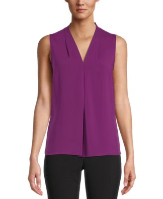 macy's purple blouses