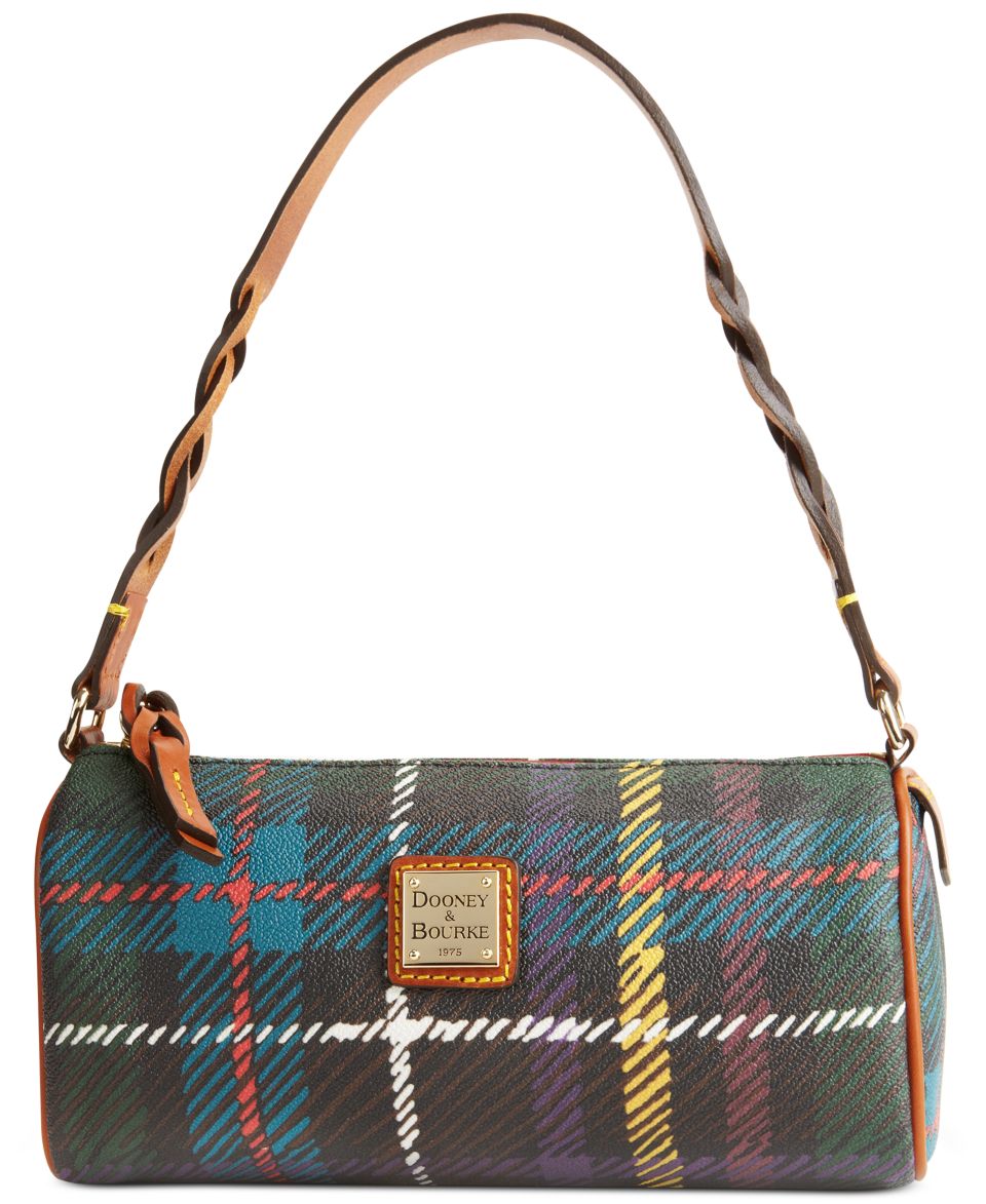 Dooney & Bourke Handbag, Tartan Small Barrel Bag   Handbags & Accessories