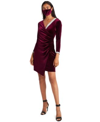 macy's velvet dresses