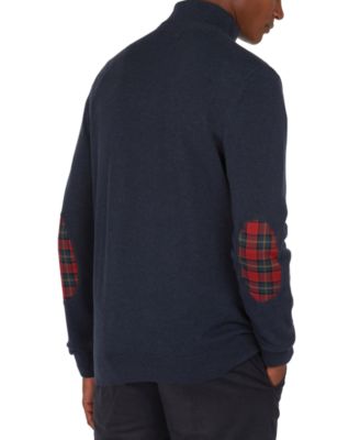 barbour cotton half zip