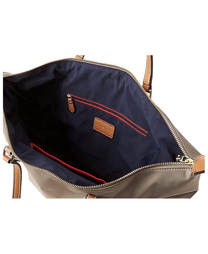 Tommy Hilfiger Julia Zipper Nylon Tote & Reviews Handbags
