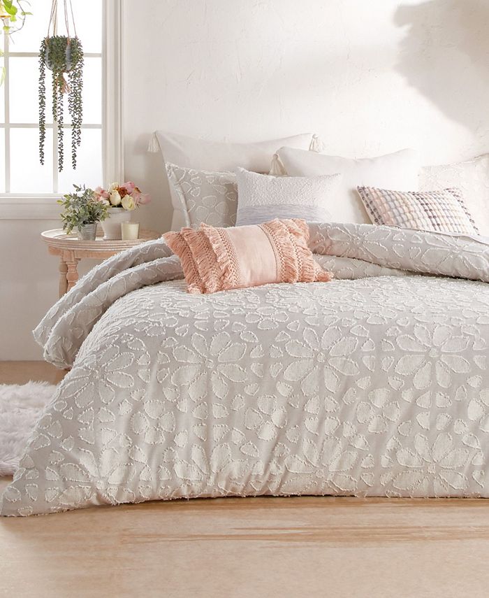 Peri Home Peri Clipped Floral Comforter Set Queen Reviews Comforters Fashion Bed Bath Macy S