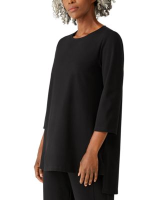 eileen fisher jewel neck top