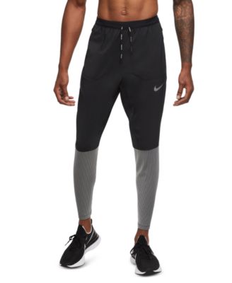 nike running hybrid joggers in black