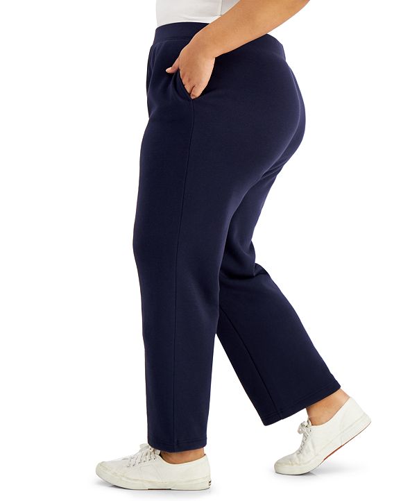 macys karen scott fleece pants