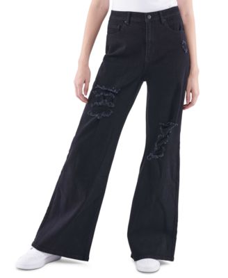 high rise skater jeans